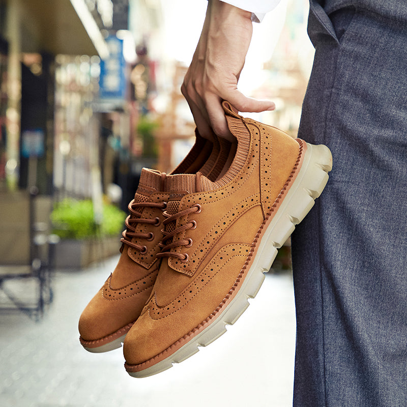 Theodore Premium Suede Trainers – Everyday Comfort Casual Shoes