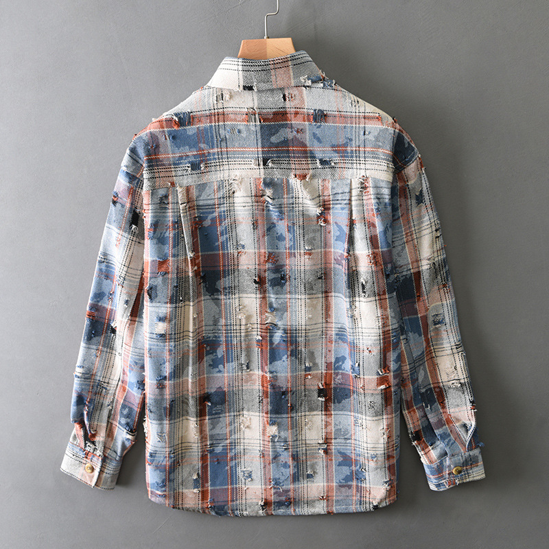 Robert Men’s Flannel Shirt – Soft Cotton Plaid with Relaxed Fit for Layering