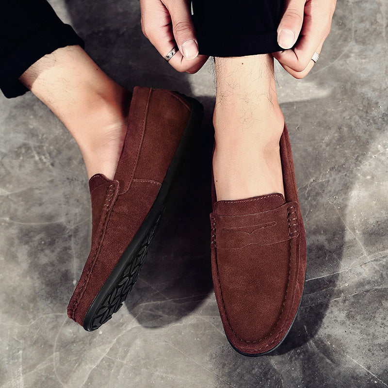 Giovanni Men’s Suede Loafers – Premium Slip-On Shoes