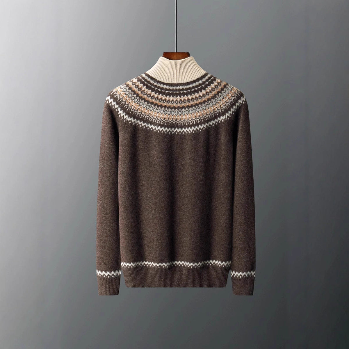 Declan Men’s Quarter-Zip Sweater – Stand Collar Ultra-Soft Knit Jumper