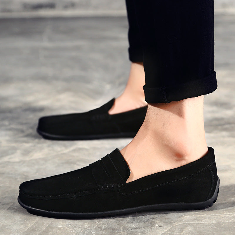 Giovanni Men’s Suede Loafers – Premium Slip-On Shoes