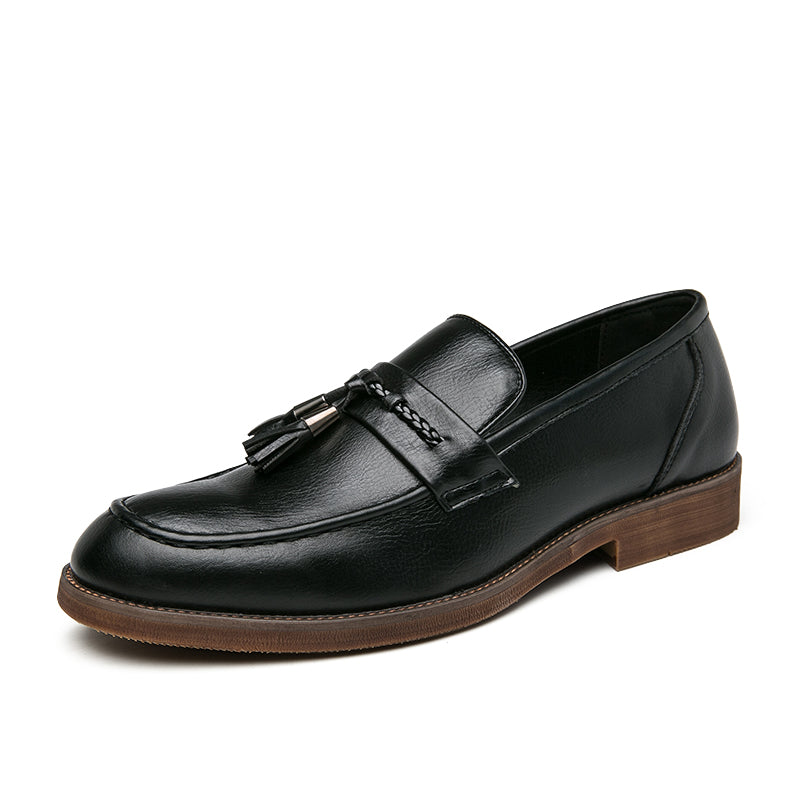 Paolo Men’s Loafers – Tassel Detail Leather Loafers