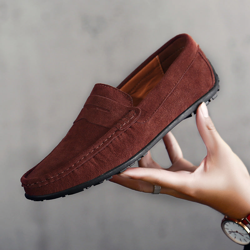 Giovanni Men’s Suede Loafers – Premium Slip-On Shoes