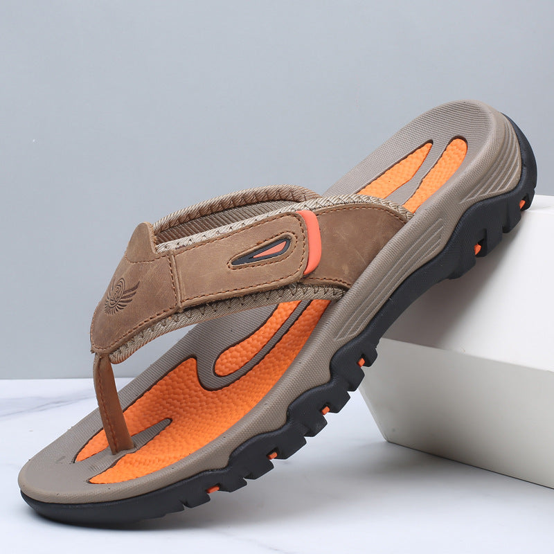 Ruben Genuine Leather Sandals – Cushioned Breathable Summer Footwear