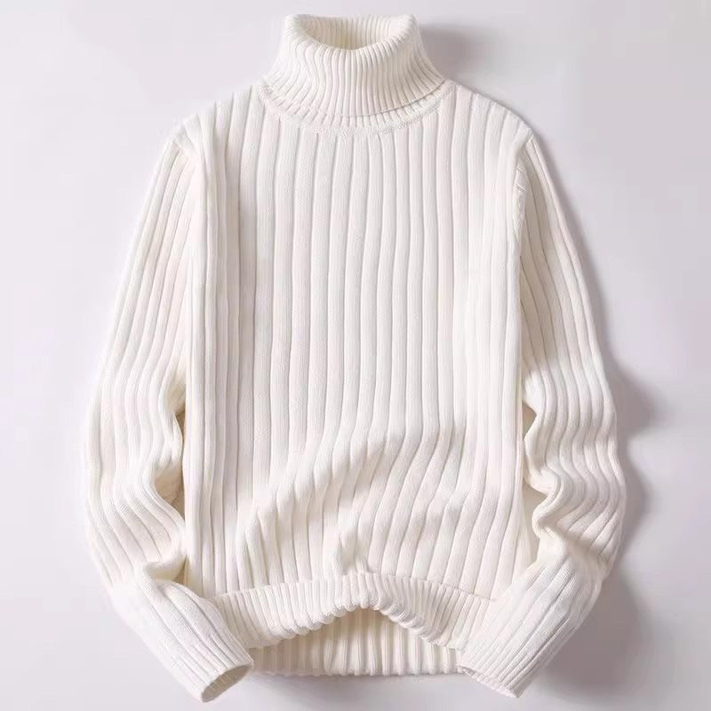 Ellis Men’s Turtleneck Sweater – Soft Ribbed Knitted Jumper