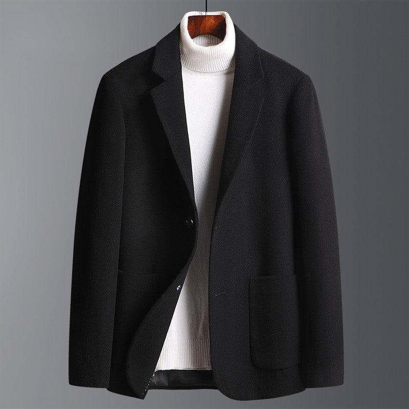 Harold Men’s Tailored Coat – Buttery-Soft Cotton Blend with Sleek Modern Fit