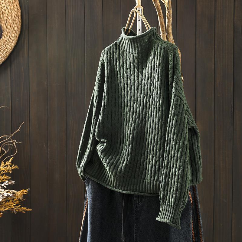 Miranda Women's Cashmere Pullover – Relaxed Fit Knit Sweater