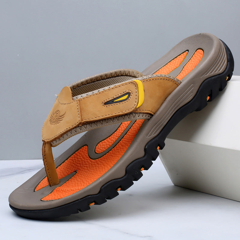 Ruben Genuine Leather Sandals – Cushioned Breathable Summer Footwear