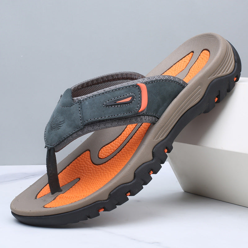 Ruben Genuine Leather Sandals – Cushioned Breathable Summer Footwear