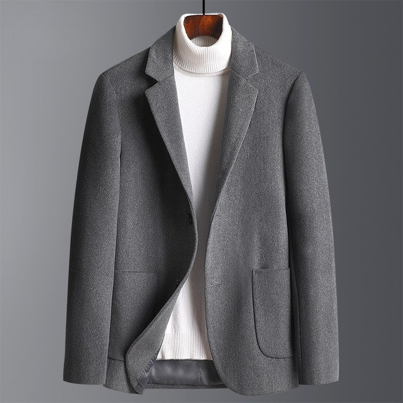 Harold Men’s Tailored Coat – Buttery-Soft Cotton Blend with Sleek Modern Fit