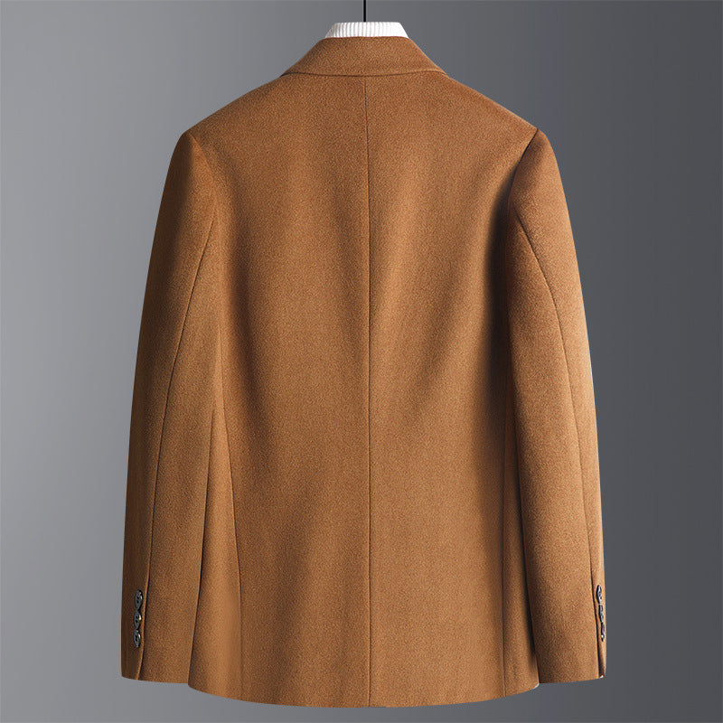 Harold Men’s Tailored Coat – Buttery-Soft Cotton Blend with Sleek Modern Fit