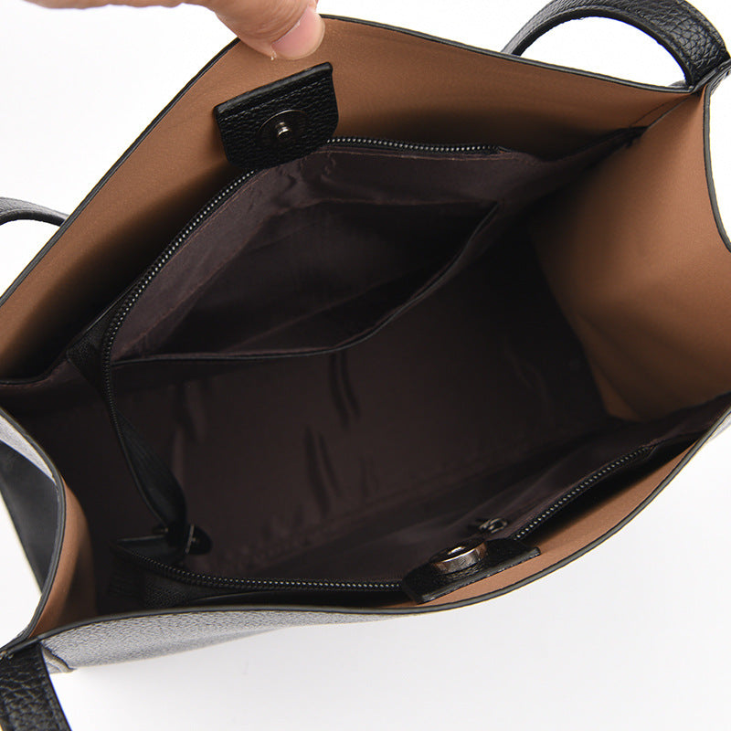 Livia Women’s Leather Shoulder Bag – Spacious Everyday Handbag