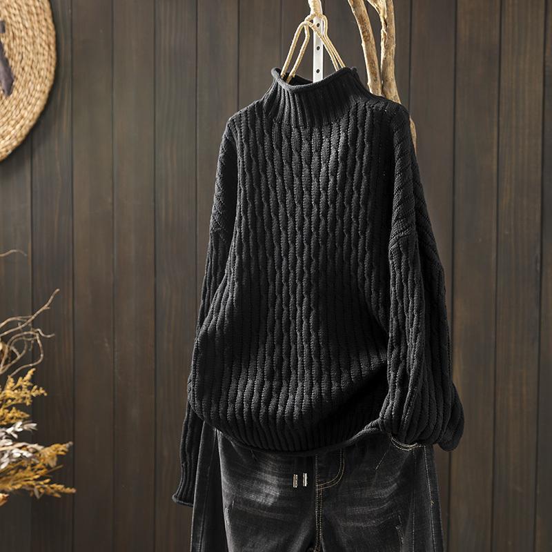 Miranda Women's Cashmere Pullover – Relaxed Fit Knit Sweater