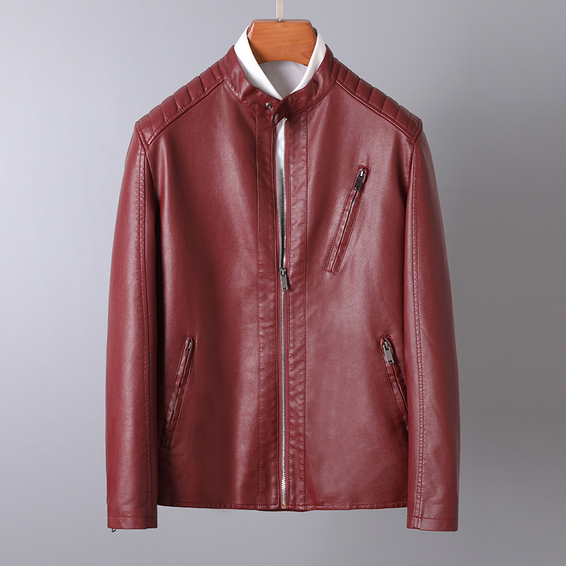 Romeo Men’s Leather Biker Jacket