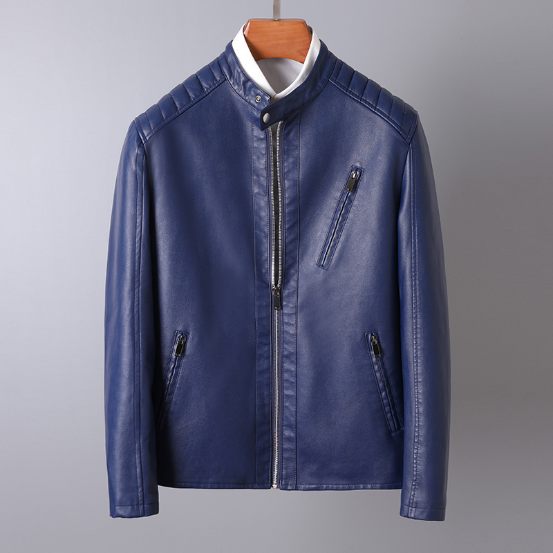 Romeo Men’s Leather Biker Jacket