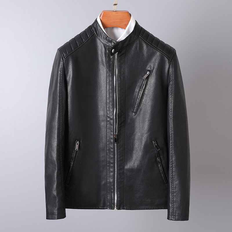 Romeo Men’s Leather Biker Jacket