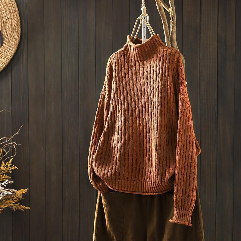 Miranda Women's Cashmere Pullover – Relaxed Fit Knit Sweater