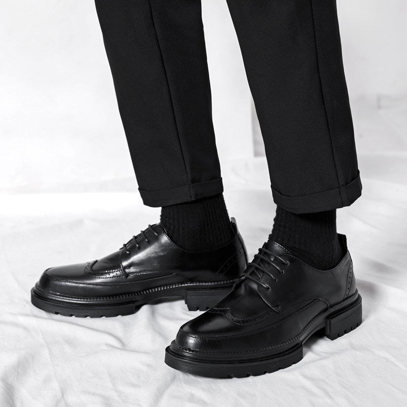 Roberto Men’s Brogue Leather Dress Shoes