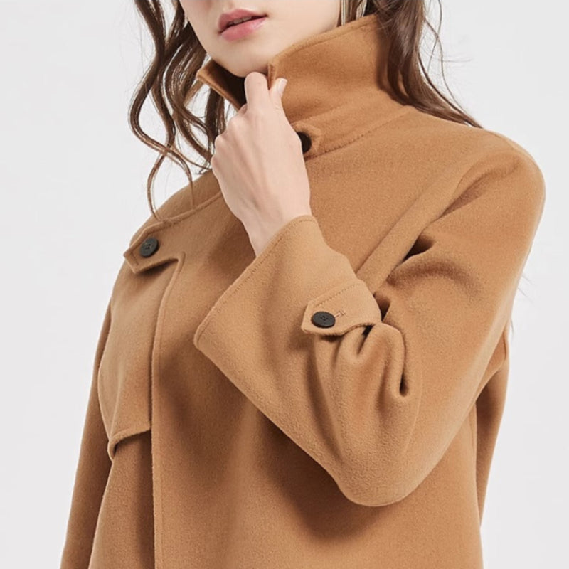 Celeste Women’s Wool Jacket – Cropped Tailored Design