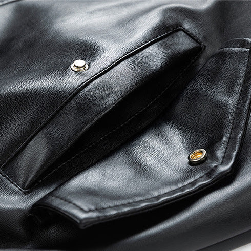 Renato Men’s Leather Bomber Jacket