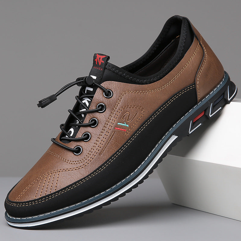 Hugo Men’s Leather Shoes – Eco Leather Barefoot with Waterproof Finish