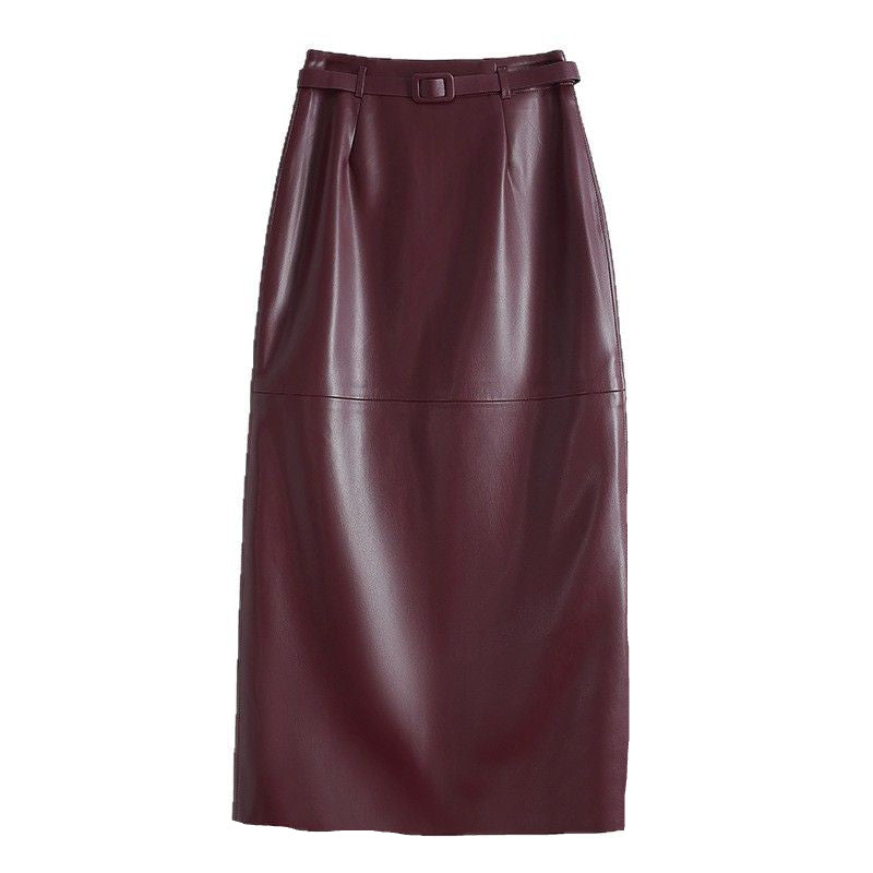 Norma Women’s Pencil Leather Skirt – Genuine Leather Tailoring
