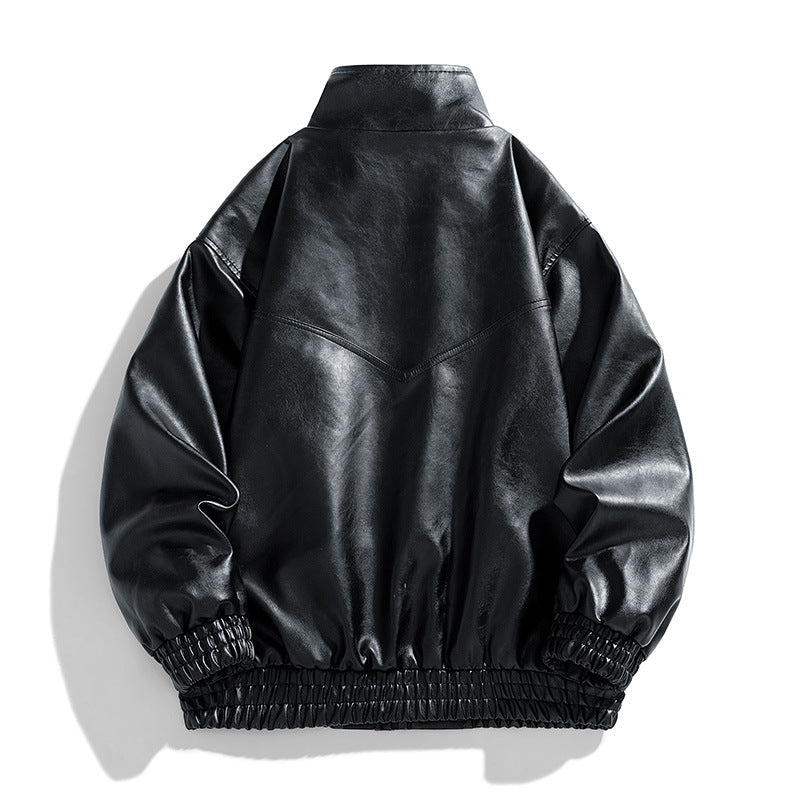 Renato Men’s Leather Bomber Jacket