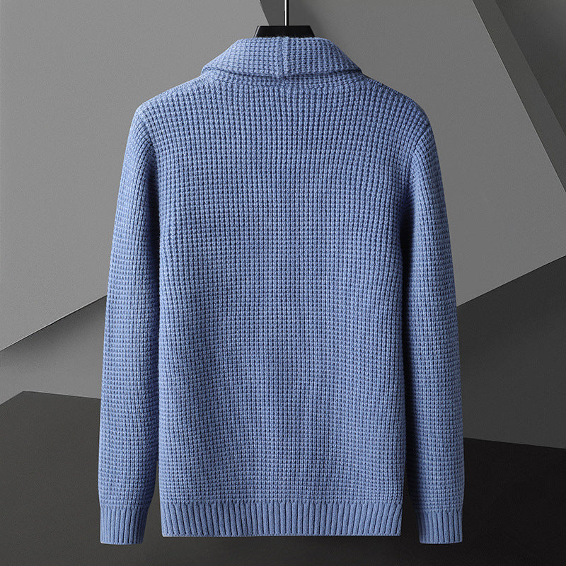 Callum Men’s Wool Cardigan – Soft Knit Button-Up Cardigan
