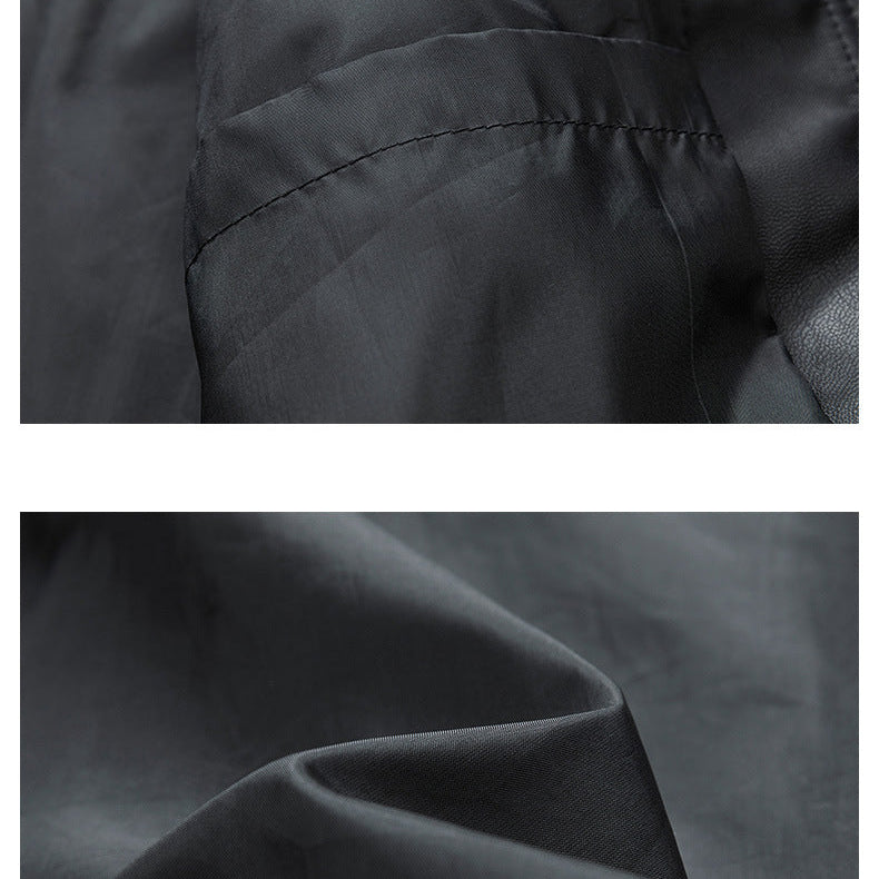 Renato Men’s Leather Bomber Jacket