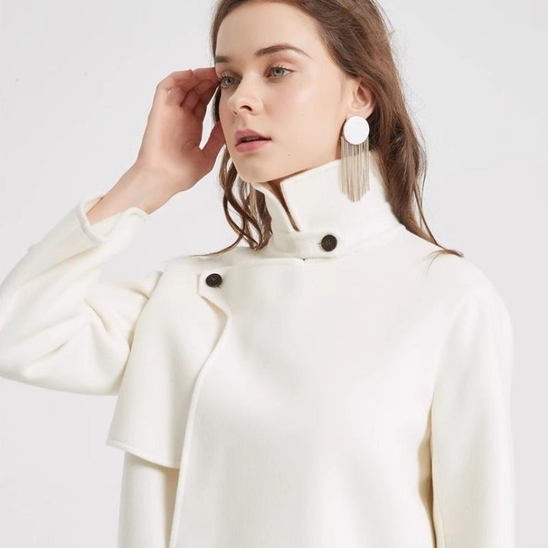 Celeste Women’s Wool Jacket – Cropped Tailored Design