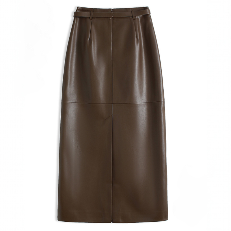 Norma Women’s Pencil Leather Skirt – Genuine Leather Tailoring