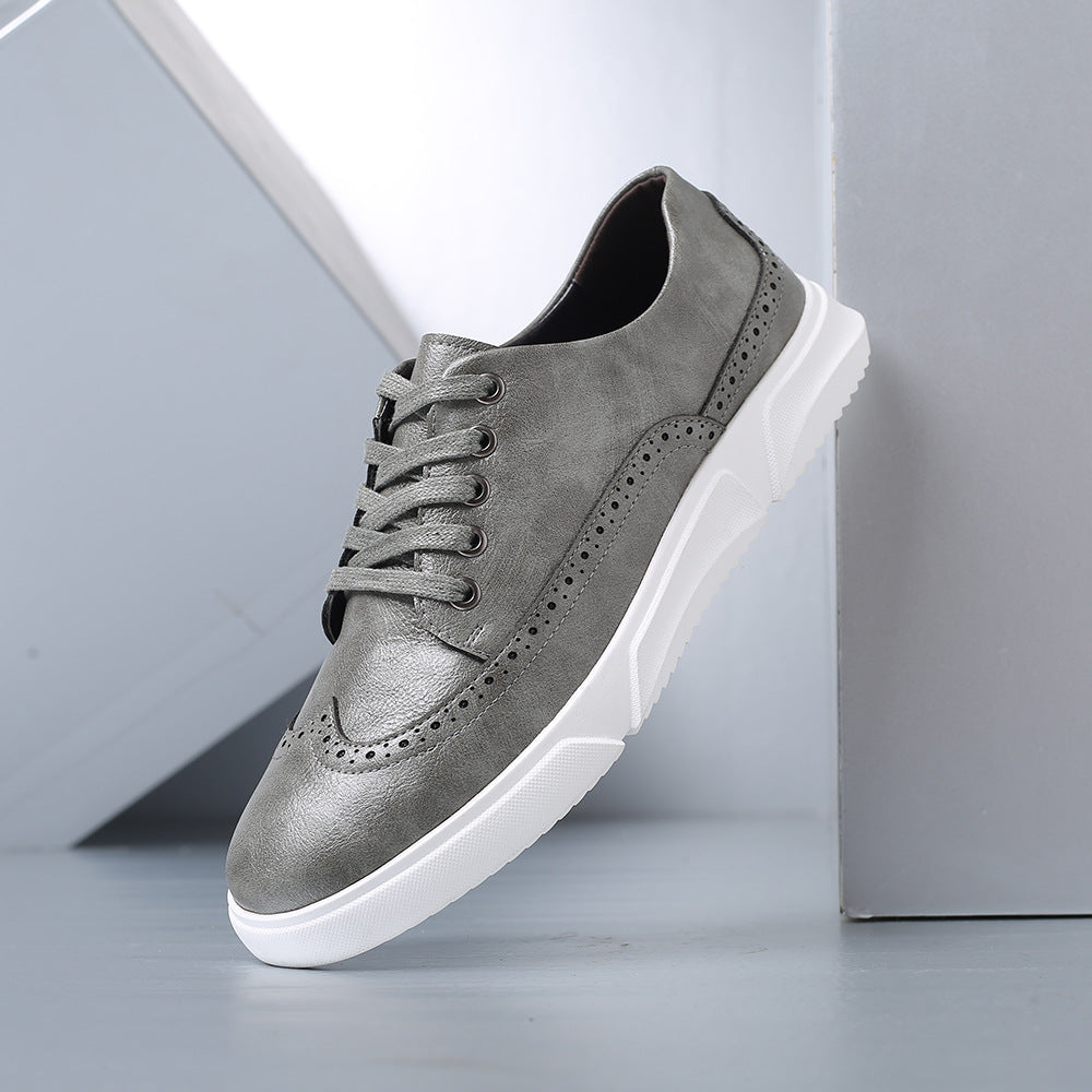 Reno Men's Leather Brogue Casual Shoes