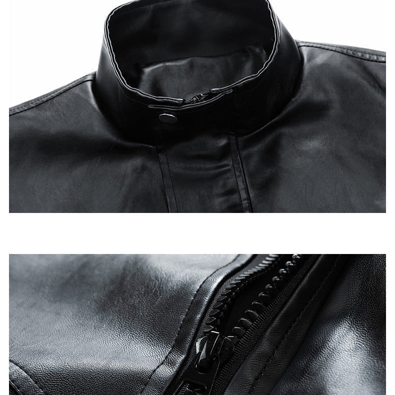 Renato Men’s Leather Bomber Jacket