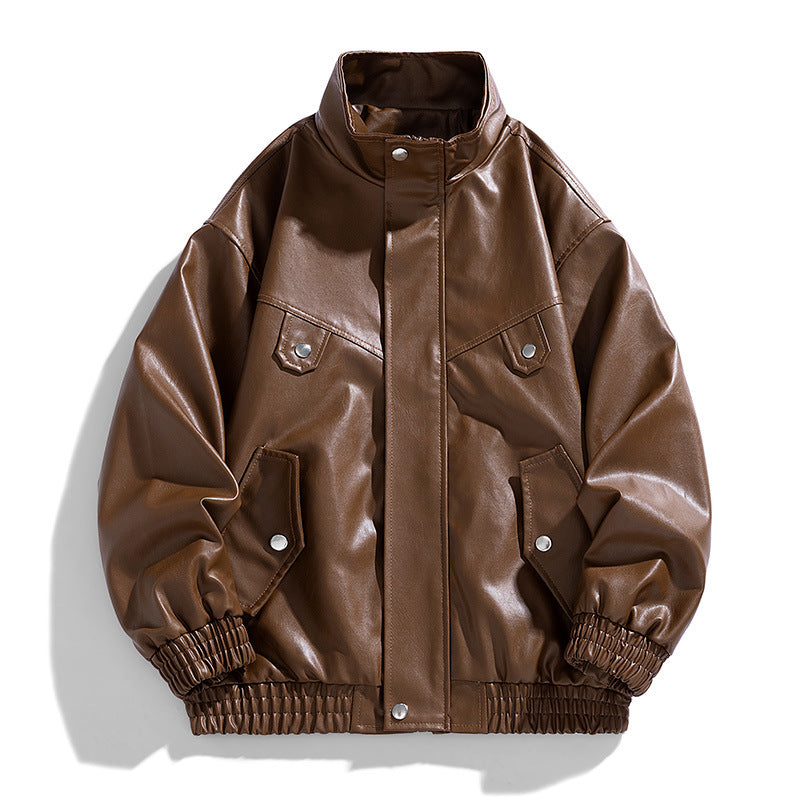 Renato Men’s Leather Bomber Jacket