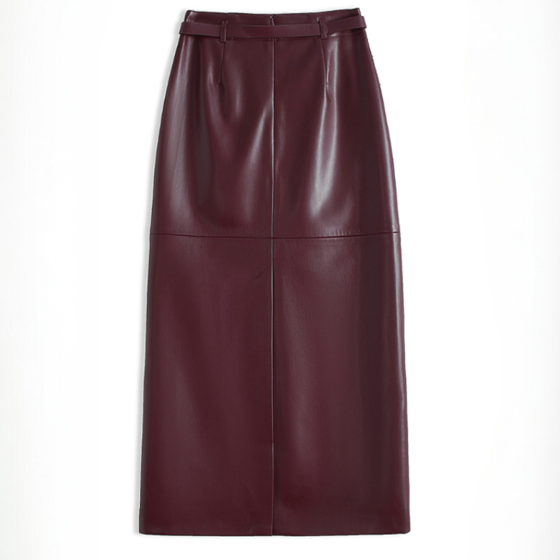 Norma Women’s Pencil Leather Skirt – Genuine Leather Tailoring