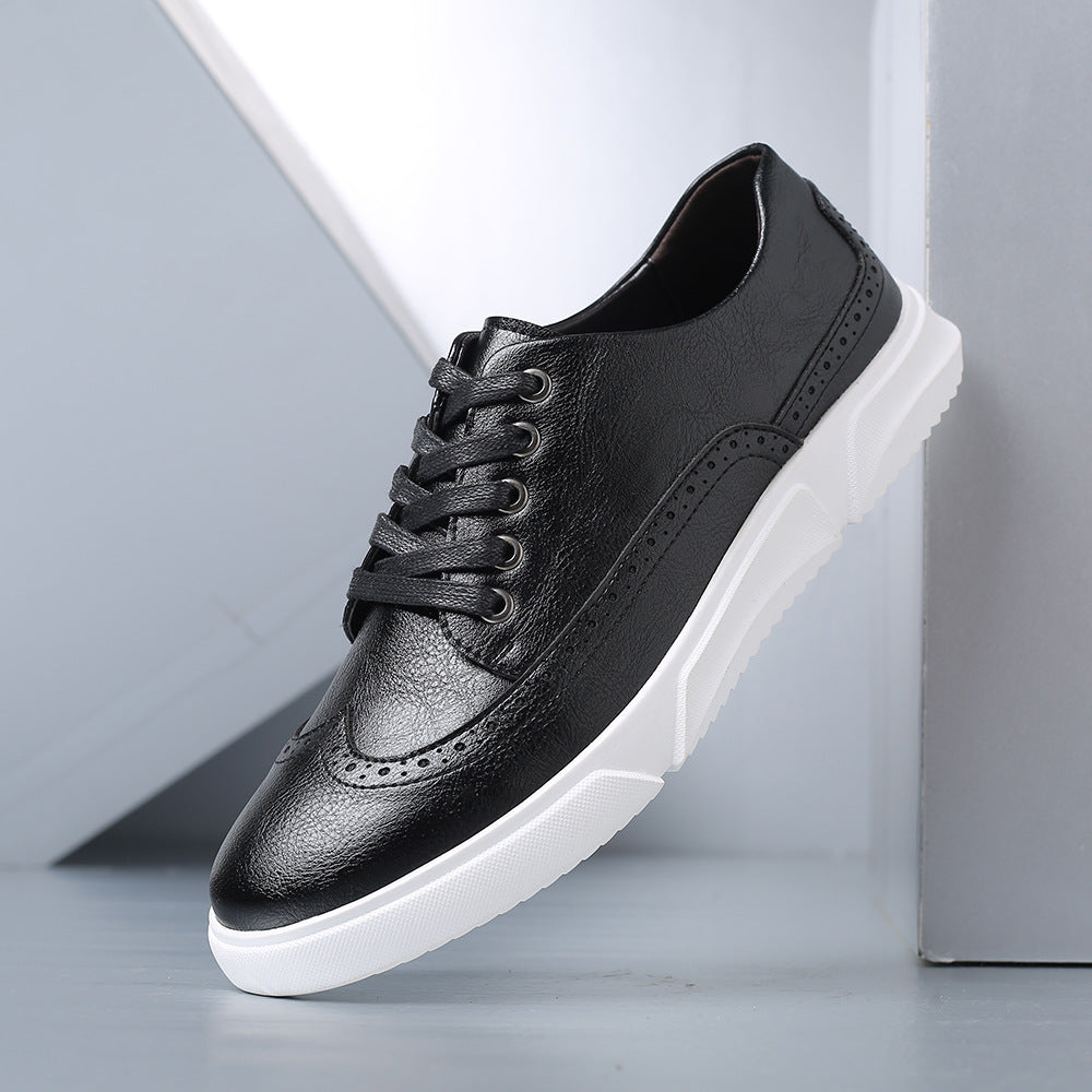 Reno Men's Leather Brogue Casual Shoes