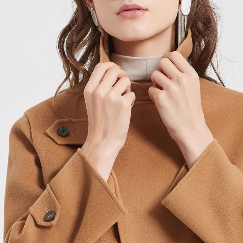 Celeste Women’s Wool Jacket – Cropped Tailored Design