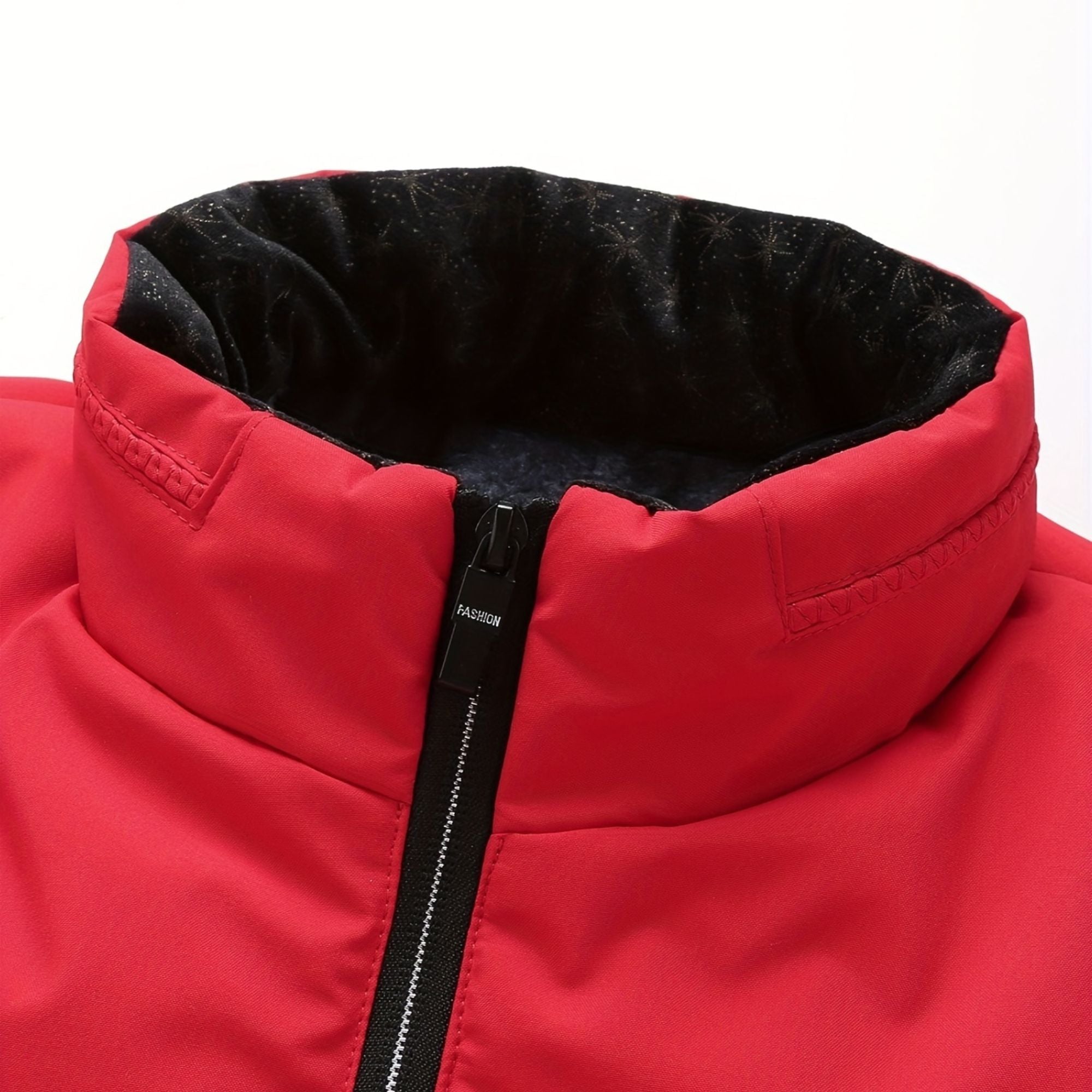 Nathan Men’s Puffer Jacket – High-Collar Structured Winter Jacket