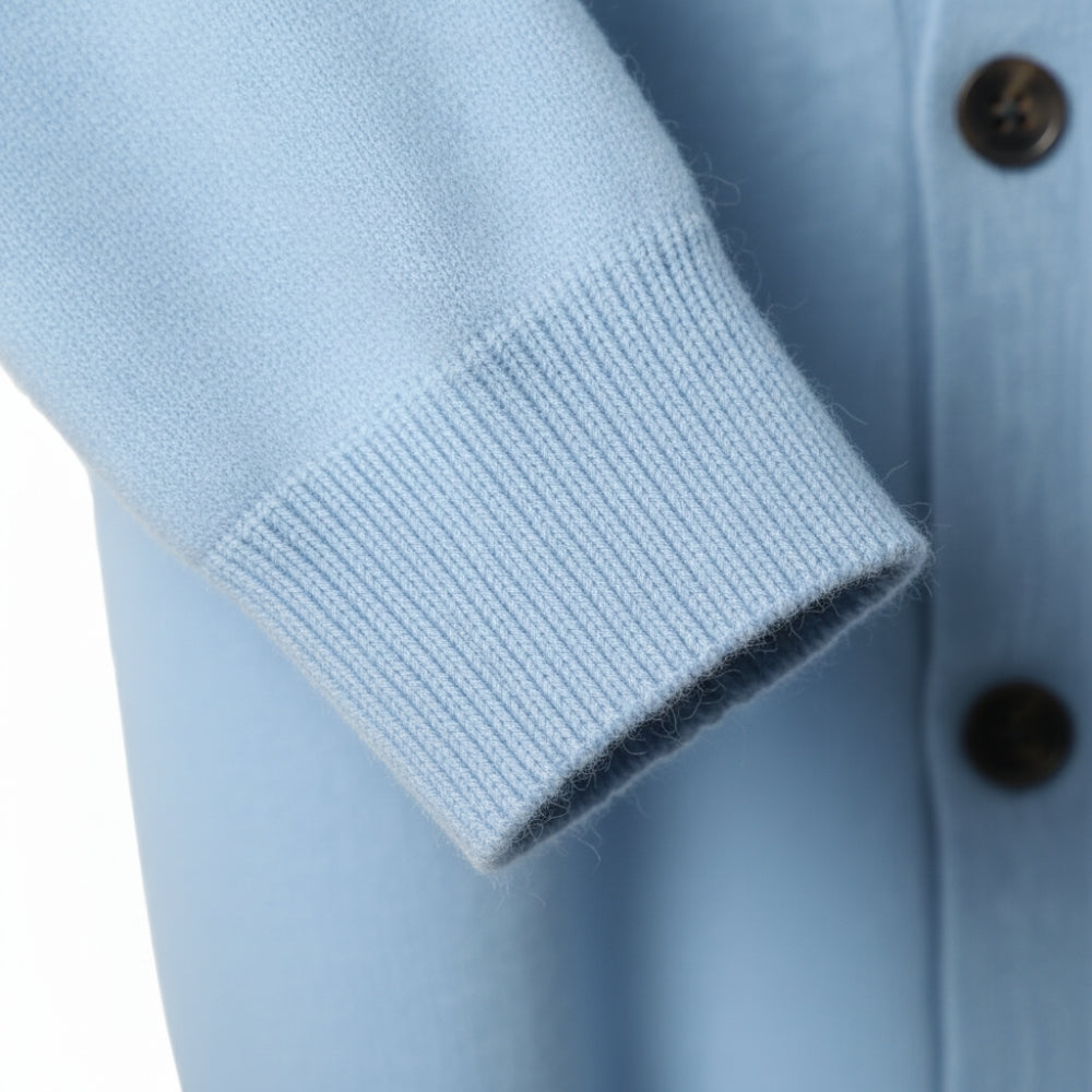 Men's Cashmere Cardigan Sweater - Classic V-Neck Knit Lightweight & Soft