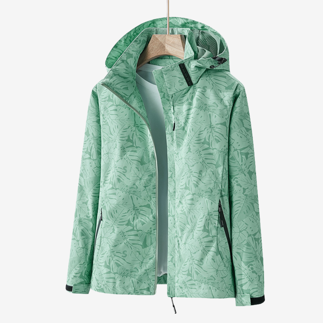 Noemi Women’s Lightweight Jacket – Wind Rainproof Outerwear with Adjustable Hood