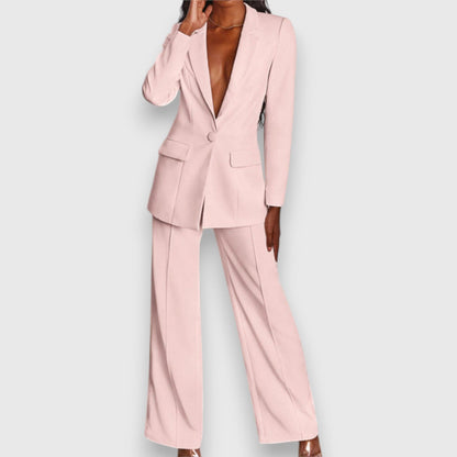 Giselle Blazer Women’s Blazer Set – Tailored Two-Piece with Elegant Fit