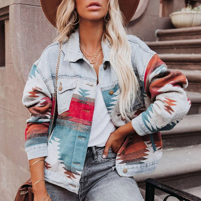 Stylish Vintage Denim Jacket - Western Collection