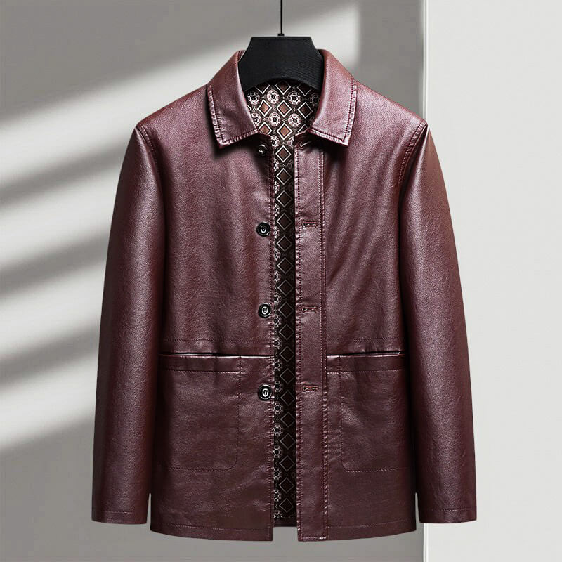 Sergio Men’s Eco-Leather Jacket