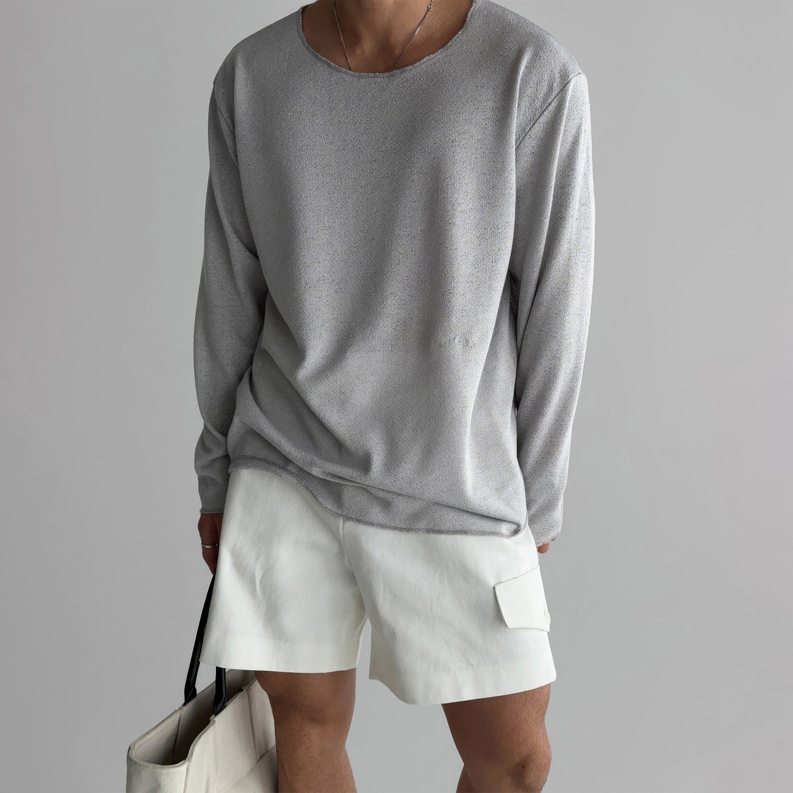 Andre Men’s Long Sleeve Shirt – Relaxed Fit Lightweight Cotton Shirt
