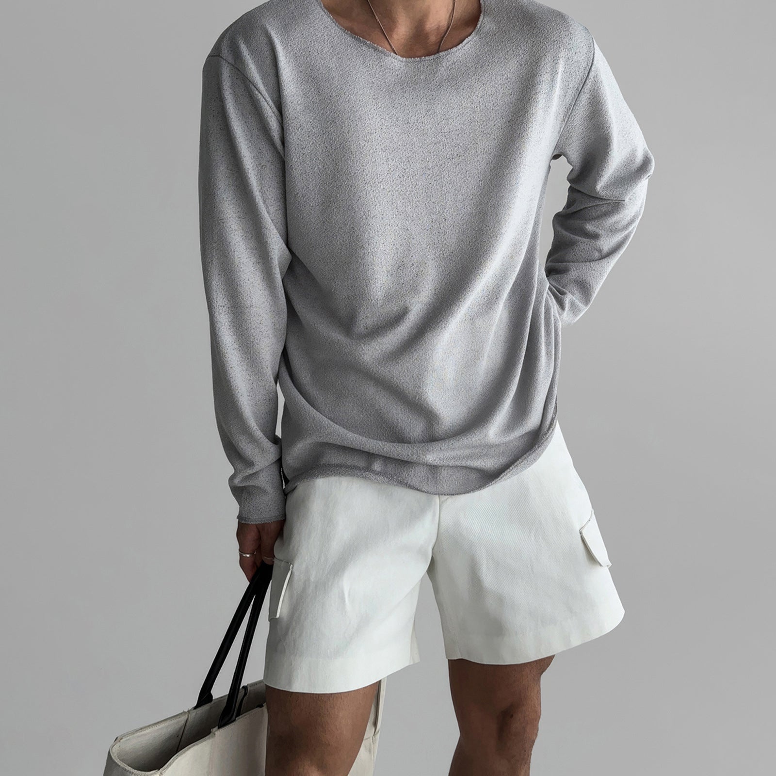 Andre Men’s Long Sleeve Shirt – Relaxed Fit Lightweight Cotton Shirt
