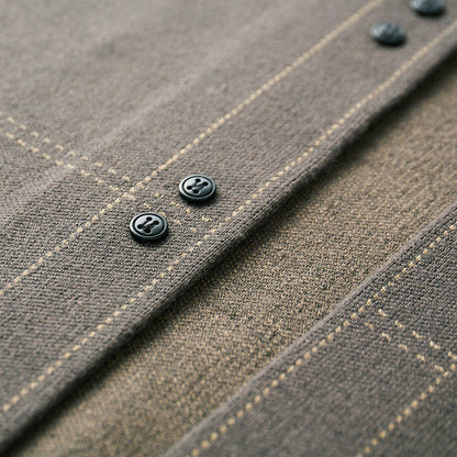 Callum Men’s Wool Cardigan – Business Jacquard Knit for Autumn & Winter Layering