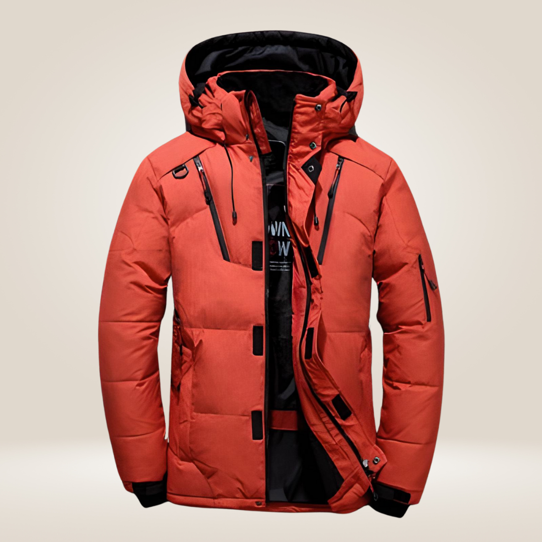 Nick Men’s Winter Jacket – Goose Down Insulated & Water-Resistant Design