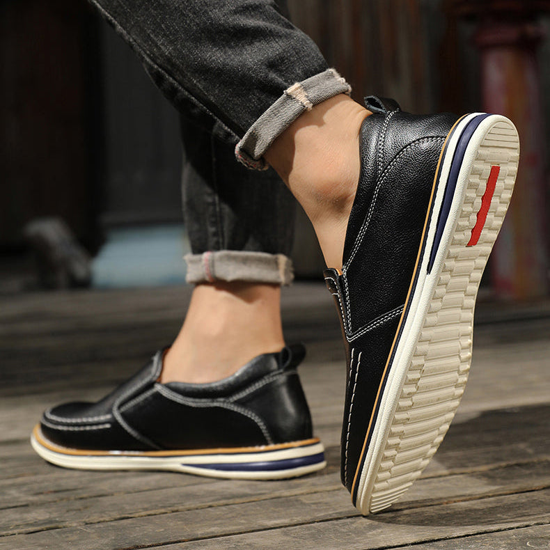 Jolito Men’s Leather Loafers – Padded Comfort with Timeless Style