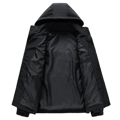 Elliot Pocket Cargo Jacket – Men’s Lightweight Utility Jacket with Hood & Multi-Pockets