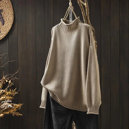 Sabrina Cashmere Sweater – Hand-Knit Women’s Pullover in Ultra-Soft Wool Blend